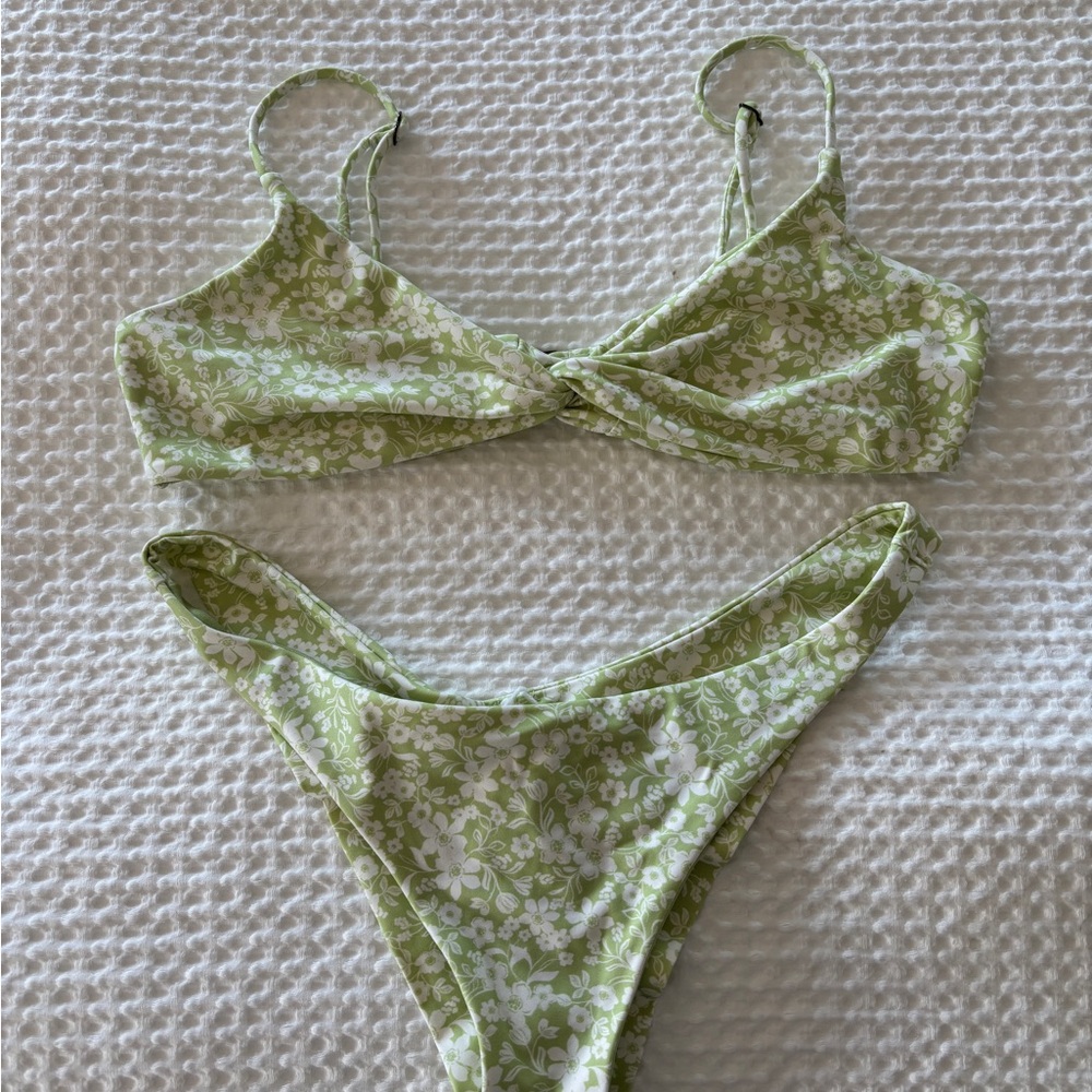 O'Neill Mint Green Floral Bikini
